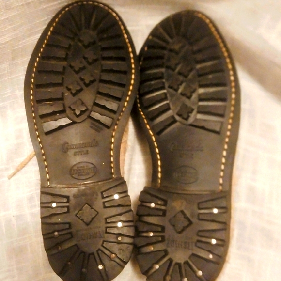 "Distressed" suede Fluevogs - Picture 6 of 8